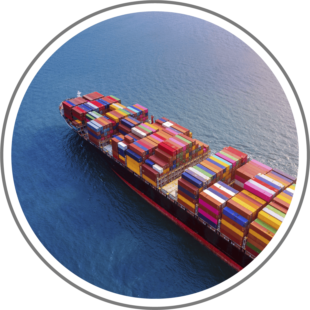 Terra Mzo Visión Barco con contenedores